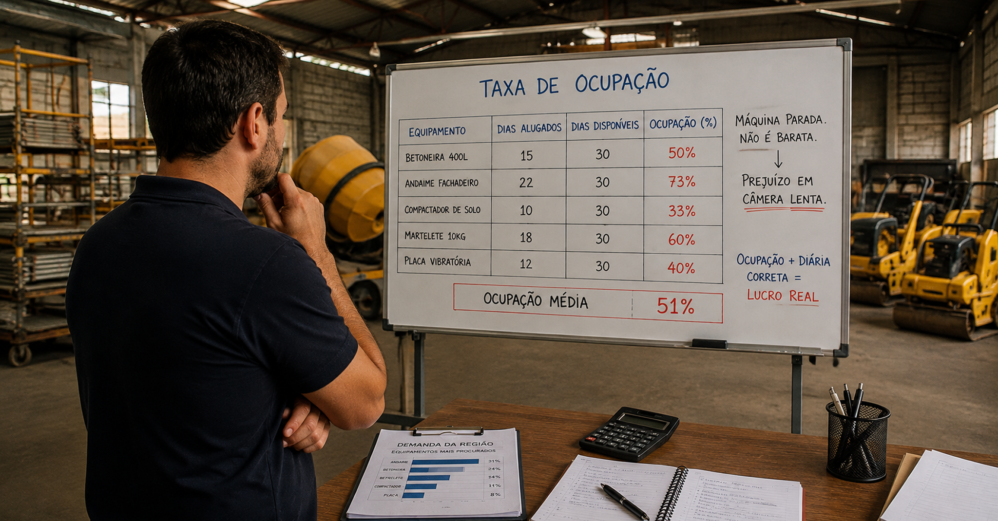 Taxa de ocupação: o número que diz se a sua locadora dá lucro