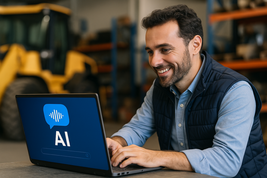Como a Inteligência Artificial Transforma o Atendimento em Locadoras de Equipamentos