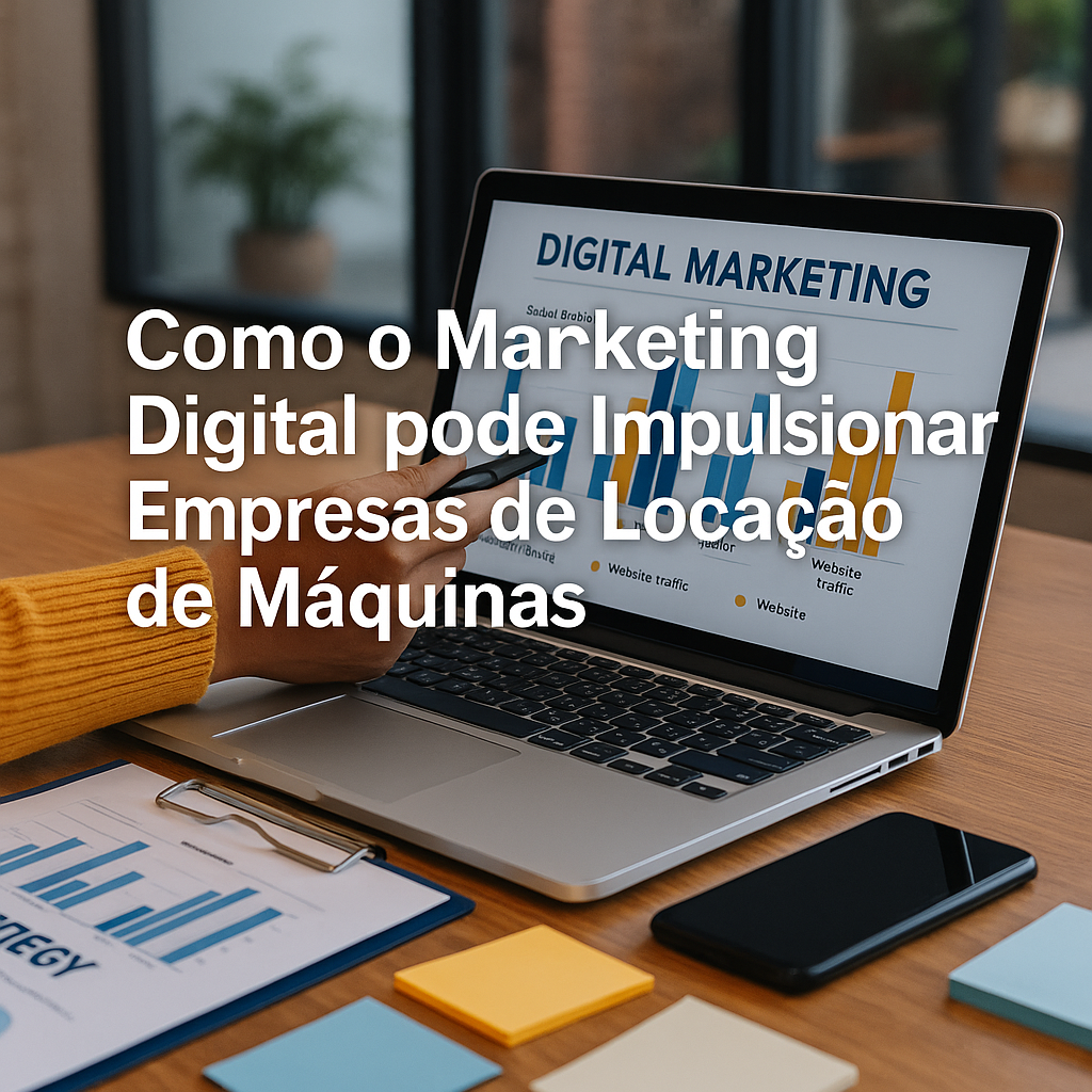 Como o Marketing Digital pode Impulsionar Empresas de Locação de Máquinas